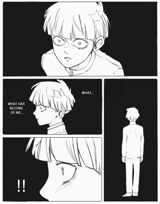 Last but not least, 5 yrs ago I did this manga redraw ...
#mobpsycho100III 
