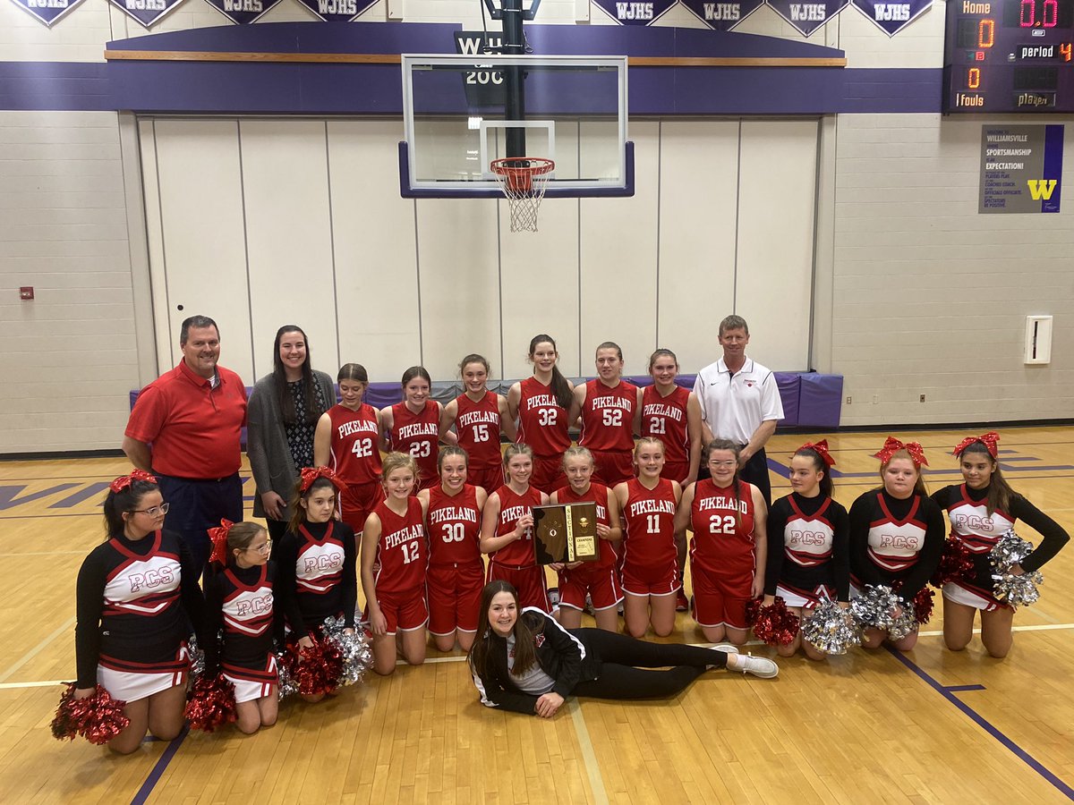 RyanBenz's tweet photo. Congrats to the PCS Lady Braves 8th grade team for winning sectionals. Now to State on Saturday!!! https://t.co/oBai9XGSts