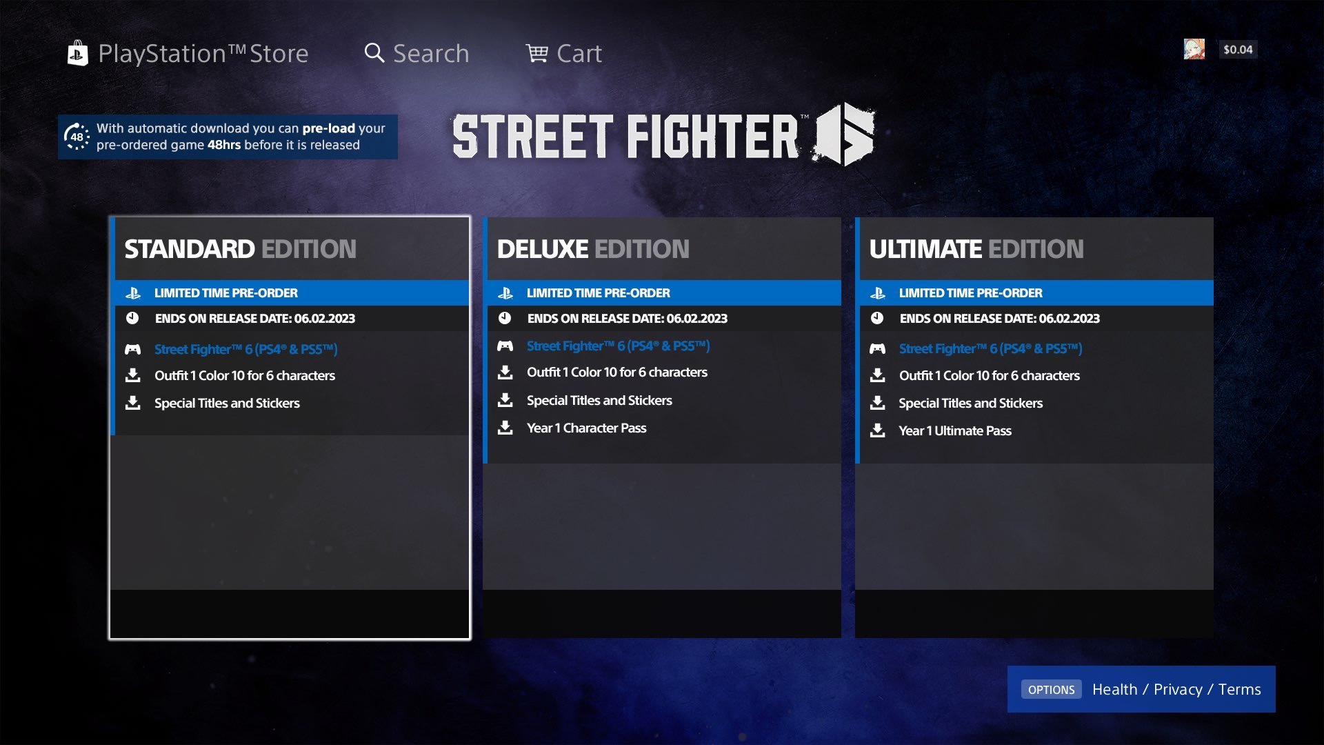 Street Fighter 6 Standard, Ultimate, And Deluxe Edition Details