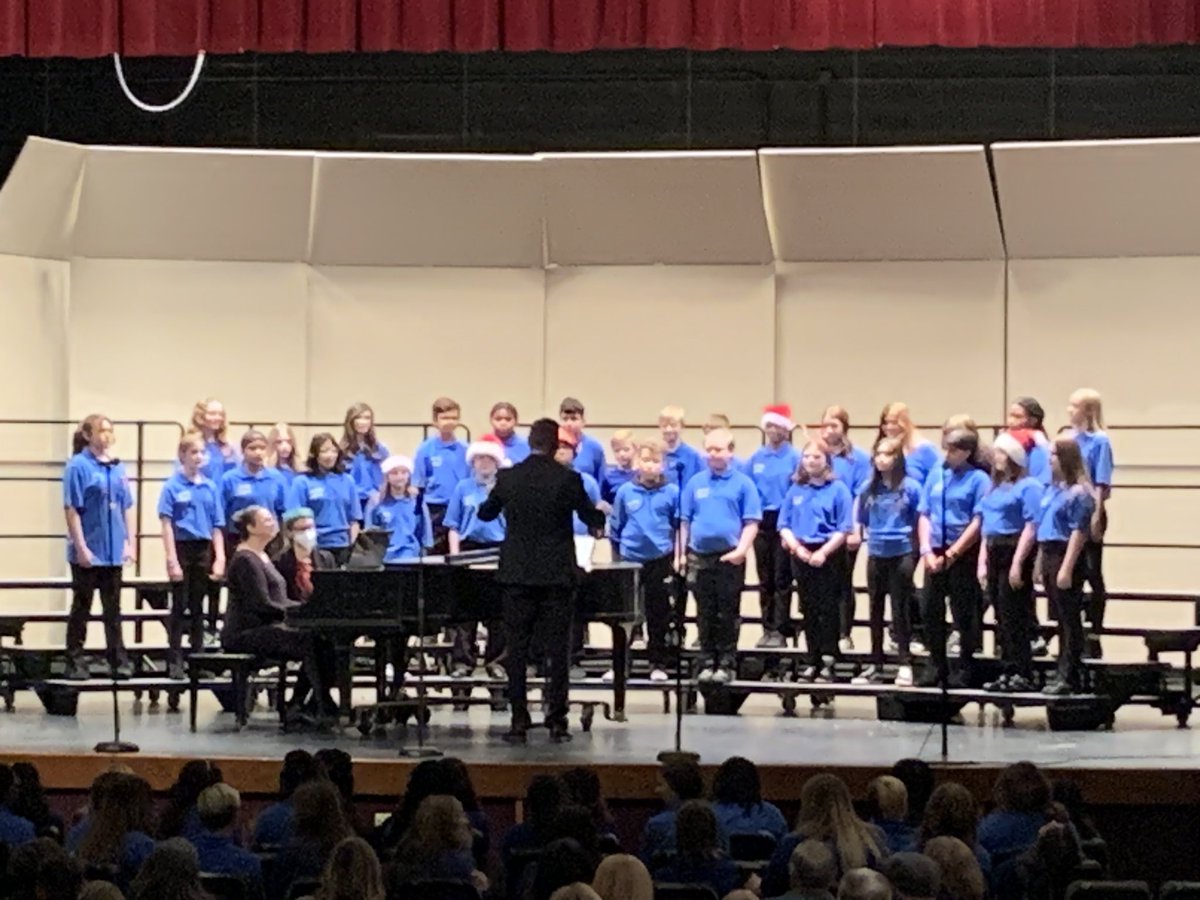 Nothing like a little music to get the holiday season started!! Our WMS choir was on FIRE this evening- fantastic performance under the leadership of Mr. Downs tonight. <a href="/Hamilton_WMS/">Wilson Middle School</a> #LivingTheKnightLife