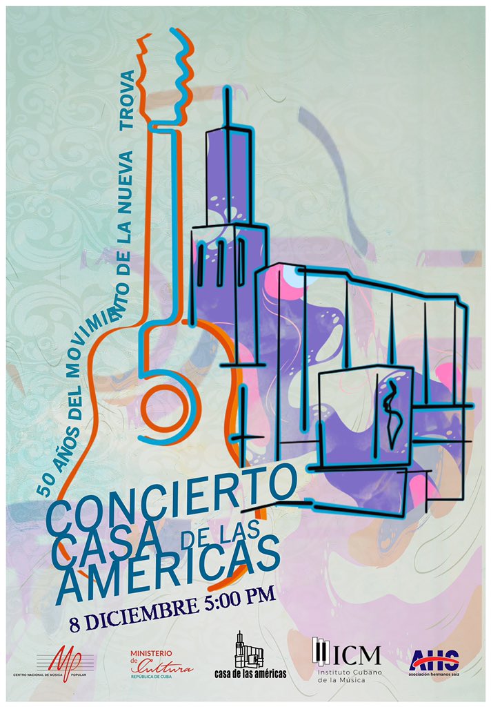 Hay locuras que son poesía,
hay locuras de un raro lugar,
hay locuras sin nombre,
sin fecha, sin cura,
que no vale la pena curar...
🎸💙🇨🇺
**CONCIERTO EN CASA DE LAS AMÉRICAS** 
(Jueves 8 Diciembre / 5pm)
Nuestra manera de celebrar La Nueva Trova...
•••
#silviorodriguez