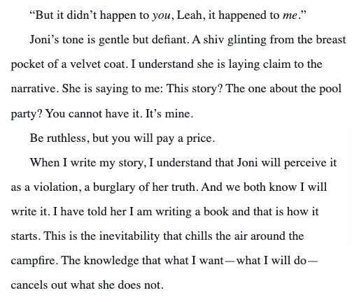 goldsbie's tweet photo. "I am stunned and devastated," claims Leah McLaren, apparently not having read her own book: https://t.co/7ZlfdllQLA