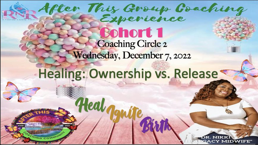 Tonight’s Coaching Circle with Cohort 1 of After This Coaching Community was AMAZING and FREEING!! I am reengergized and I am the Coach! I have definitely found my passion and purpose! Registration for Cohorts 2 and 3 are now open!!