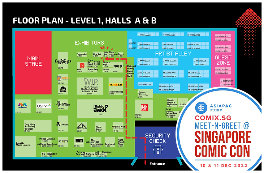 smallguydoodle's tweet photo. We will be at Asiapac Books https://t.co/FLHVHWwzOo booth this weekend! I will be there on Sun 2-2.45pm! :D
Will be selling my original art and promote my Kickstarter anthology!
https://t.co/pV6oiQ1zX0
#comicon #comixsg #comiccon https://t.co/Ak1fhXvkr7