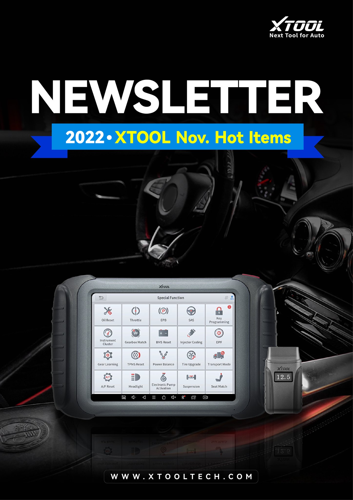 Xtooltech CO.LTD on Twitter "XTOOL Monthly Newsletter 2022 Nov. 1/2