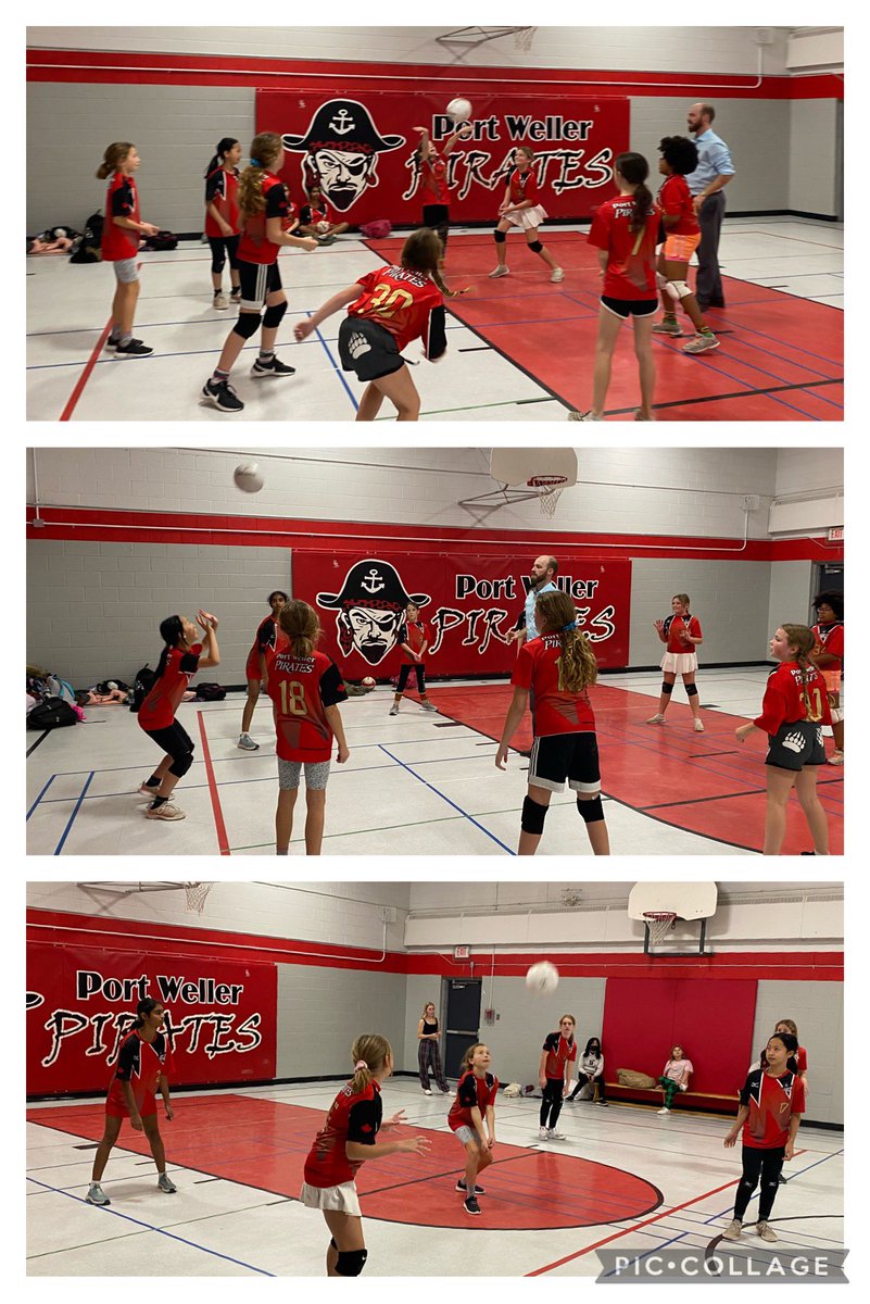 ChilcottMrs's tweet photo. The Junior Girls Tripleball team has been having a great season! We are so proud of their skill development, teamwork and sportsmanship! 🏐 @PortWellerPS #tripleball #dsbn #schoolsports https://t.co/BJEJcmYndO