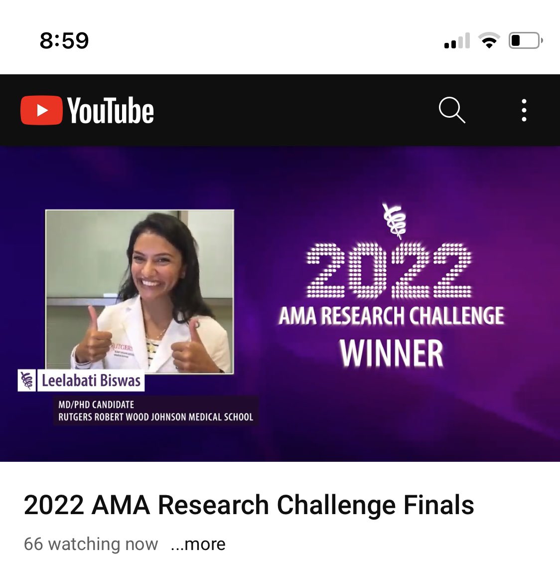 Dr. Karen Schindler (@kaschindler27) on Twitter photo Congrats to <a href="/LeelaBiswas/">Leela Biswas, PhD 👩🏽⚕️👩🏽🔬</a> for winning the AMA research competition!! She’s a rock star and I’m so fortunate that she’s training with my group! Congrats to <a href="/LeelaBiswas/">Leela Biswas, PhD 👩🏽⚕️👩🏽🔬</a> for winning the AMA research competition!! She’s a rock star and I’m so fortunate that she’s training with my group!