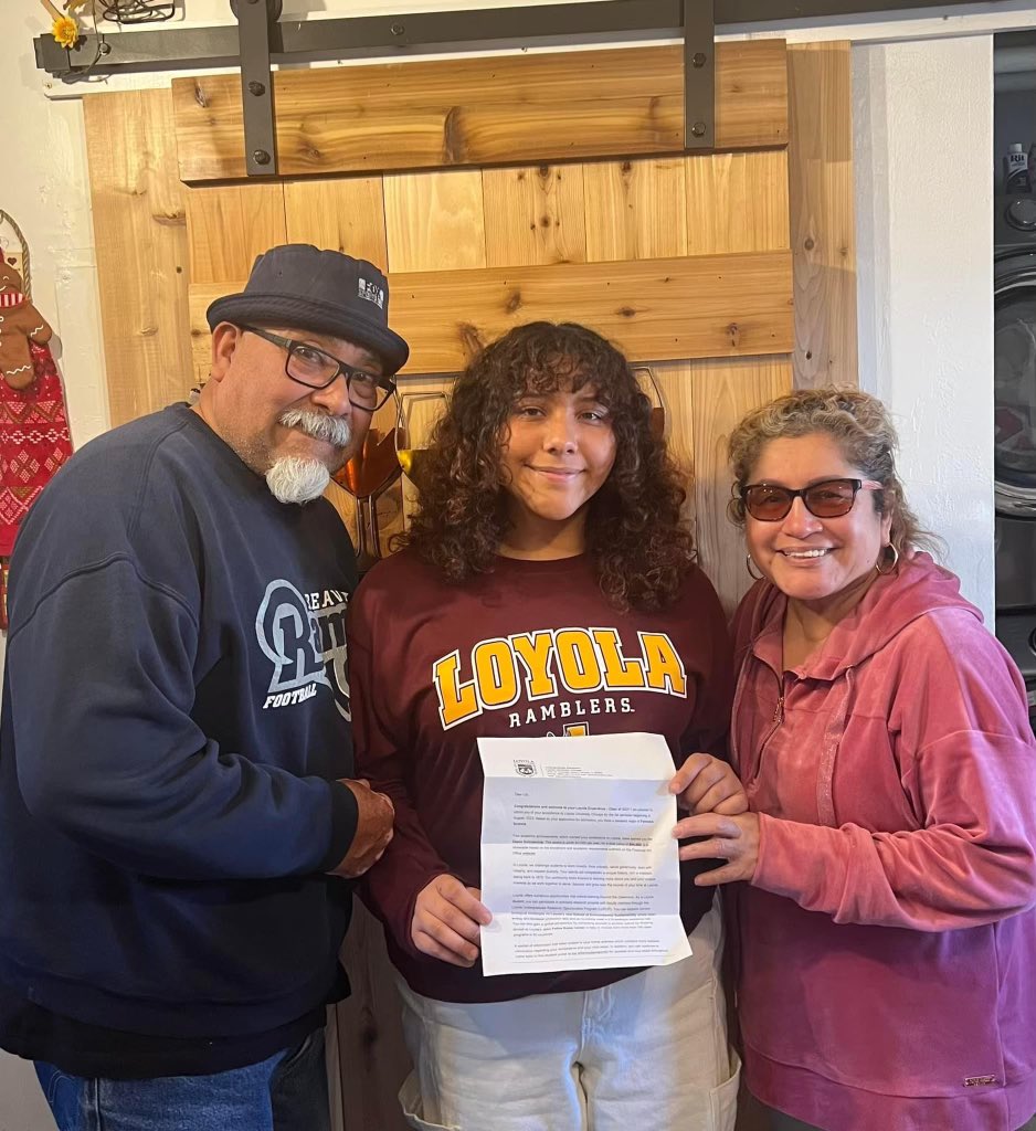 The Spartan Sisterhood, <a href="/olchsmsodeh/">olchsmsodeh</a> &amp; <a href="/blacksolclasses/">S Black</a> want to congratulate Lily Montoya for being accepted into Loyola University AND receiving their Dean’s Scholarship! She’s 1st in her family to attend uni &amp; will study forensic science. We are SO proud of you! #olchspride