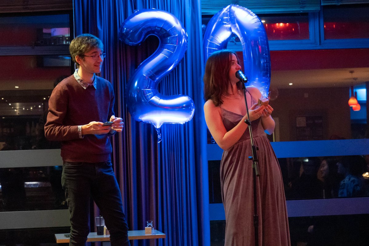 StageSoc's tweet photo. 🎉Thank you to everyone who came to our 20th anniversary party!🥂

A huge thanks to Abbie and Josh for organising such an amazing night🥳. We hope you all had a sensational time and can't wait to see you in 5 years!

📸Access the full gallery here: https://t.co/CRkoxYxxrF https://t.co/9EStIyjgNy