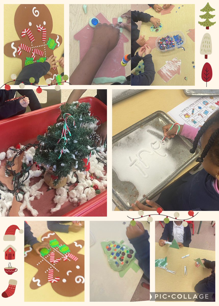 🎄Some holiday centres - tic tac toe, loose parts play dough/ginger bread houses, tally mark matching, tree decorating and candy cane writing!  So much fun in kinderland! <a href="/stbarbara_tcdsb/">St. Barbara TCDSB</a>