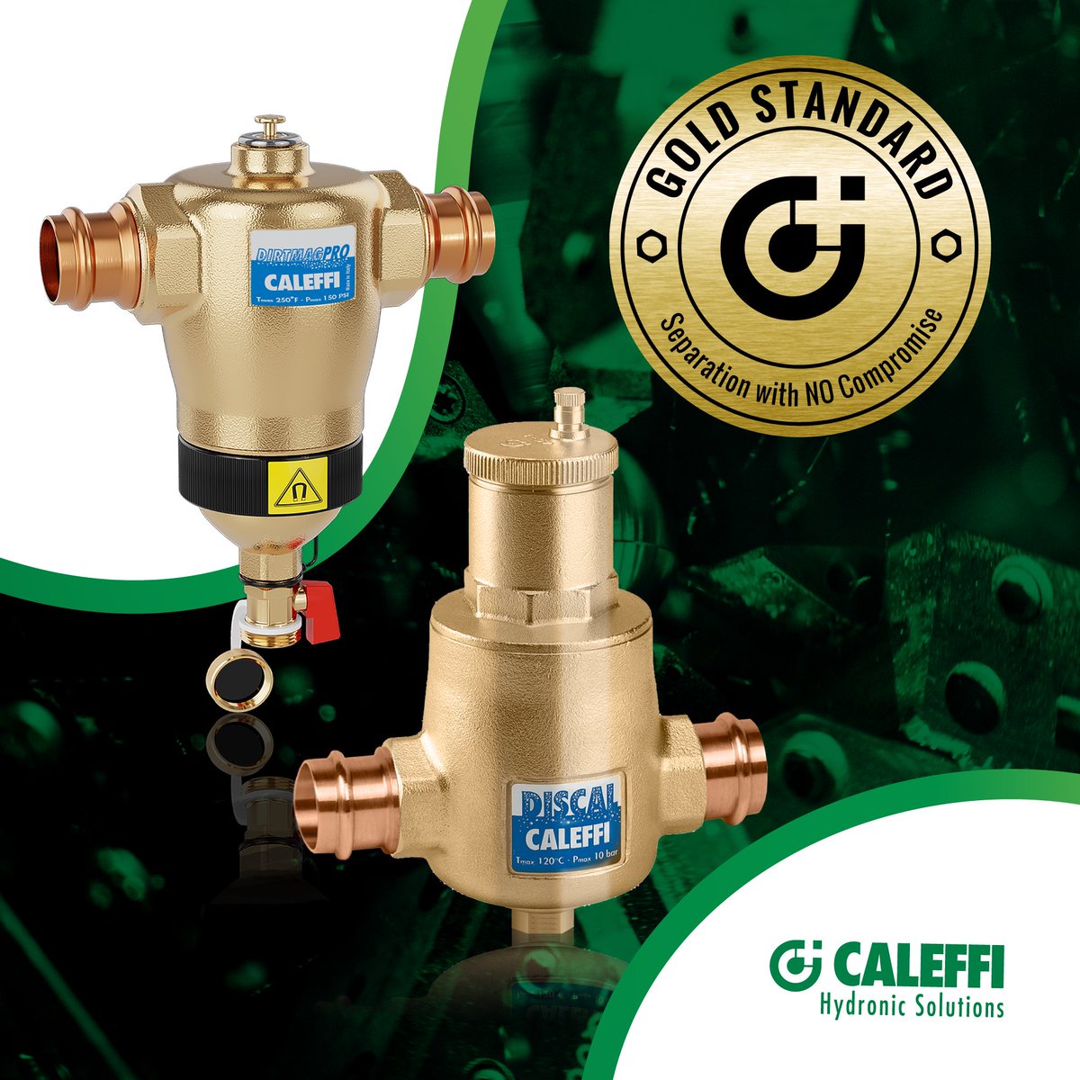 Caleffius's tweet photo. Caleffi is proud to introduce The Gold Standard Kit.
The Kit provides contractors the BEST protection for the hydronic systems they design, install and service.
Separation with NO compromise.
https://t.co/SXiTJn8Glt
#GoldStandard #DISCAL #DIRTMAGPRO #NoCompromise https://t.co/6PFnFW4U05