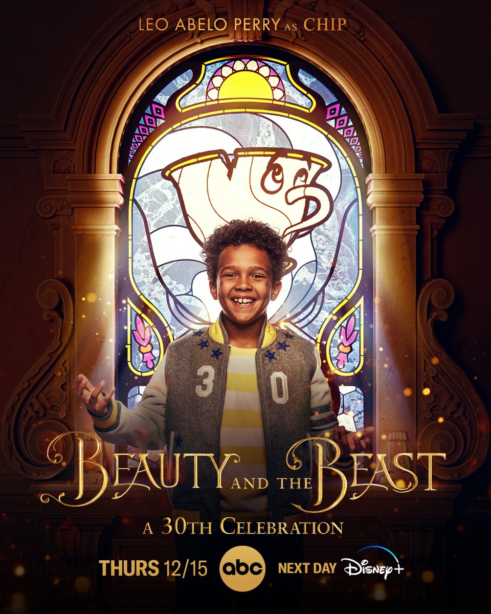 DisneyMusic's tweet photo. @leoabeloperry as Chip https://t.co/YlN3zGjcHb