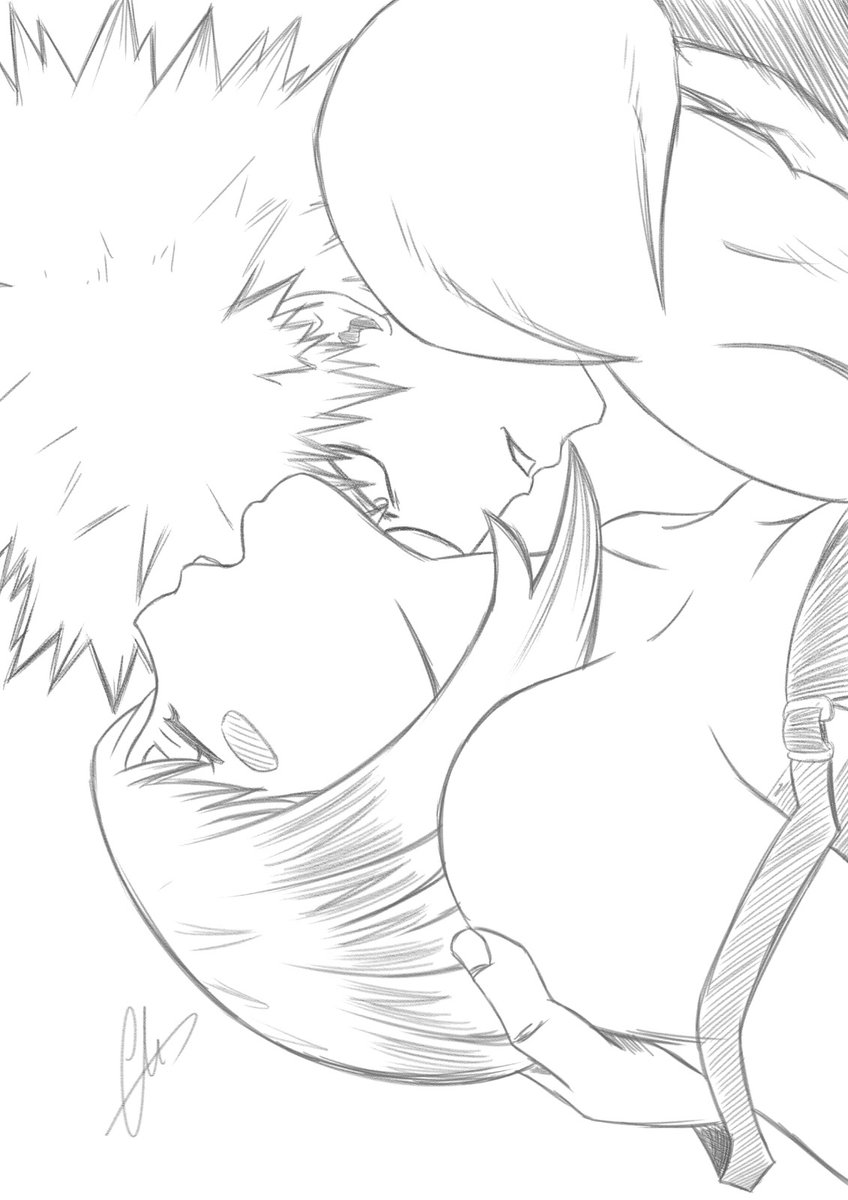 a nice moment of intimacy for the two of them.☺️❤️
#kacchako #kacchakofanart #bakuraka #bakurakafanart #kacchakonsfw #bakurakansfw