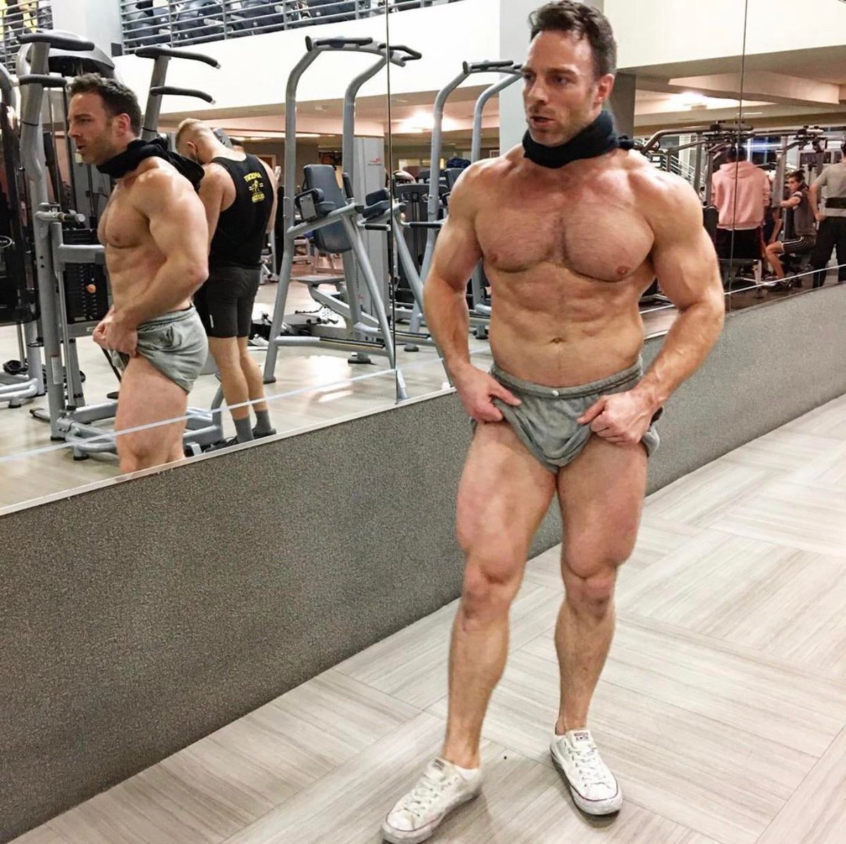 sweat pourin' out of every pore after today's gym sesh. ain't easy embodying most people's 𝐰𝐞𝐭 𝐝𝐫𝐞𝐚𝐦.