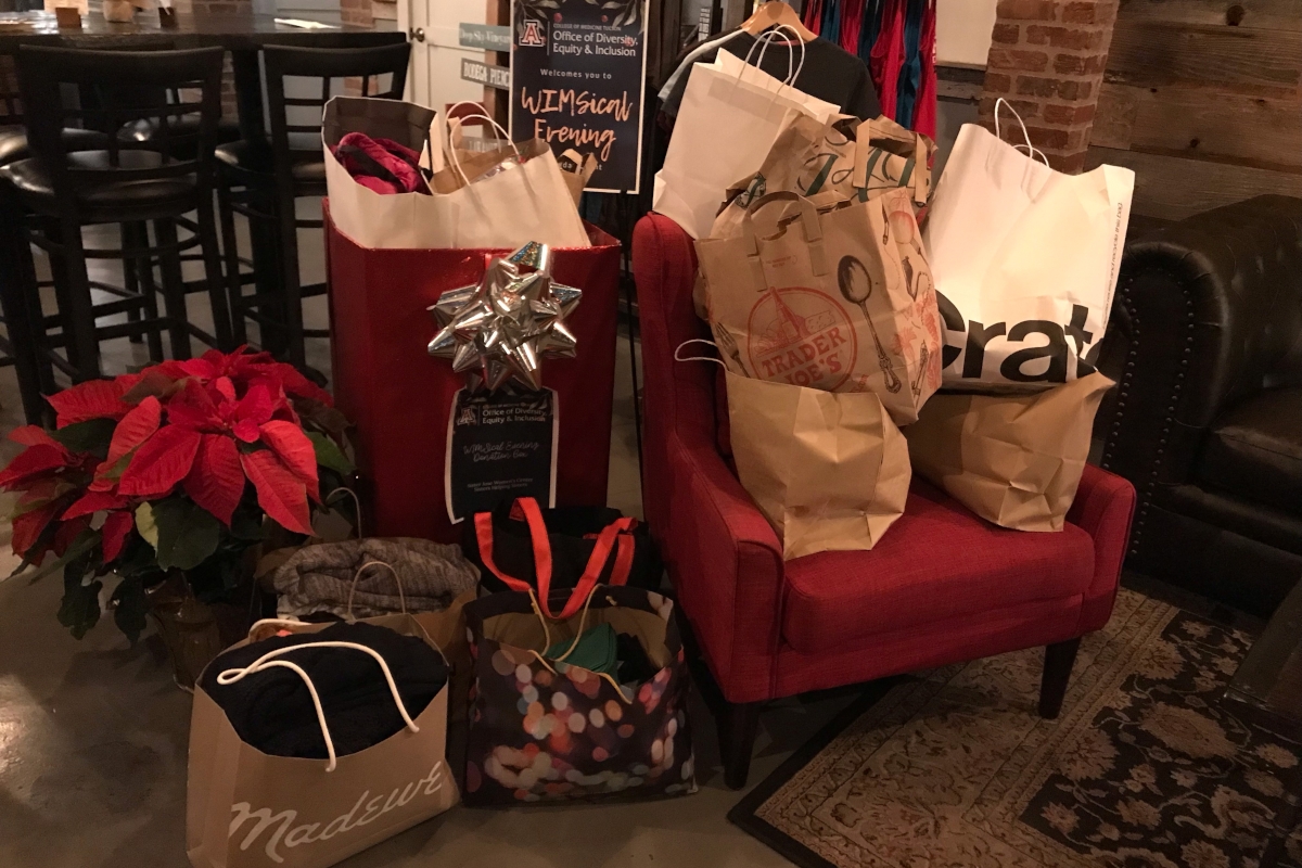UA College of Medicine – Tucson (@uazmedtucson) on Twitter photo Earlier this week, <a href="/UAZWIMSTucson/">UAZ Women in Medicine and Science-Tucson</a> hosted a WIMSical Evening, where they enjoyed wine and collected gently used clothing to help homeless women in Tucson. The turnout was great and the donation box overflowed! Earlier this week, <a href="/UAZWIMSTucson/">UAZ Women in Medicine and Science-Tucson</a> hosted a WIMSical Evening, where they enjoyed wine and collected gently used clothing to help homeless women in Tucson. The turnout was great and the donation box overflowed!
