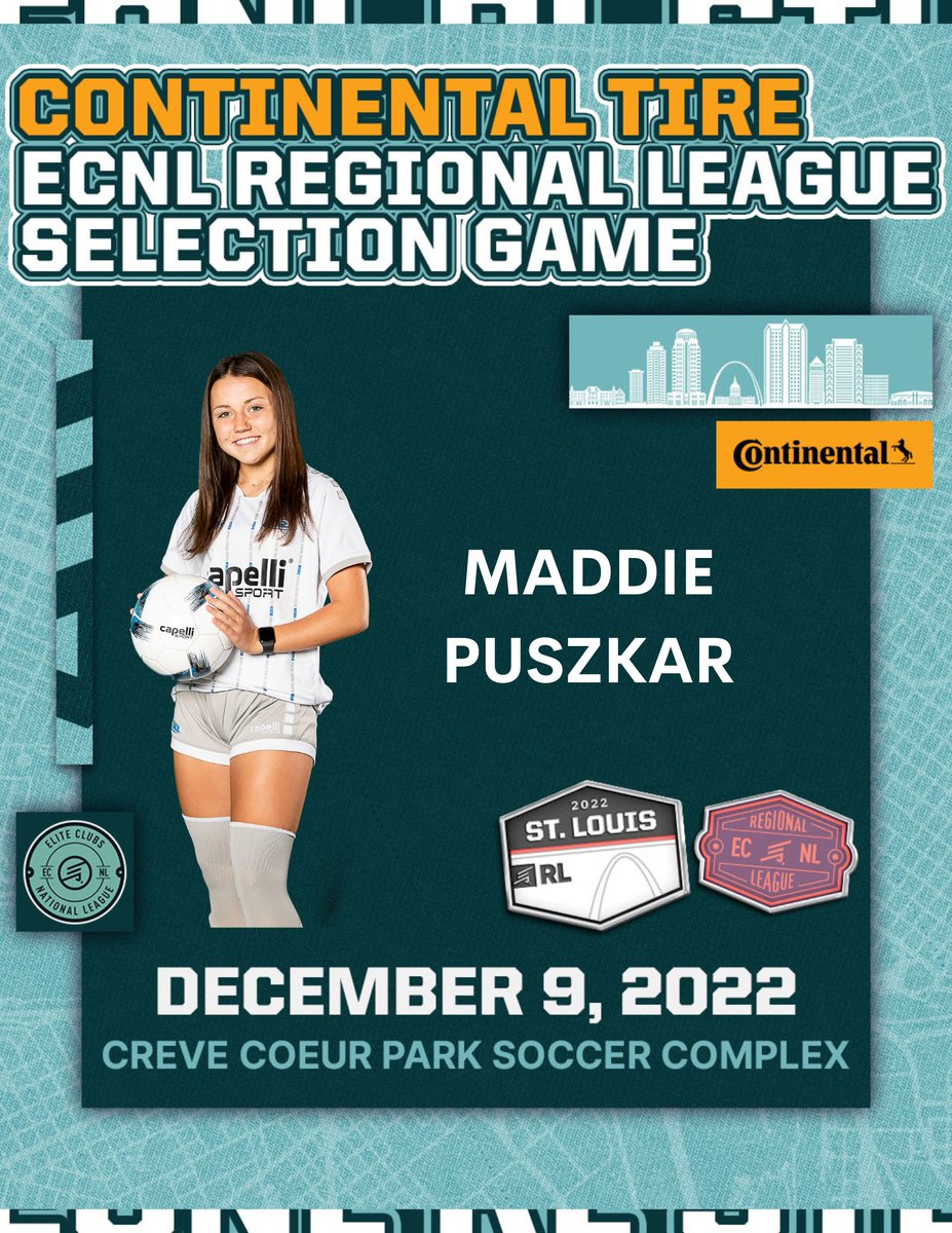 MoRushSoccer's tweet photo. Good luck to the 3 players that were selected to @ECNLgirls #STLSHOWCASE @continentaltire Regional League Selection Game!
The game is this Friday @CCParkSoccer #1 at 6:15PM https://t.co/jhewbN5EPX