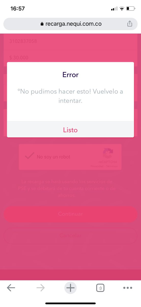 CamiFuentesD's tweet photo. @Bancolombia A qué escribo por interno? A que otro asesor me diga que “lo siga intentando más tarde”? Por WhatsApp y su chat y por aquí es todo lo mismo. NO ESTÁ FUNCIONANDO. Ni siquiera sale la clave dinámica! https://t.co/Ss8BJMnnlr
