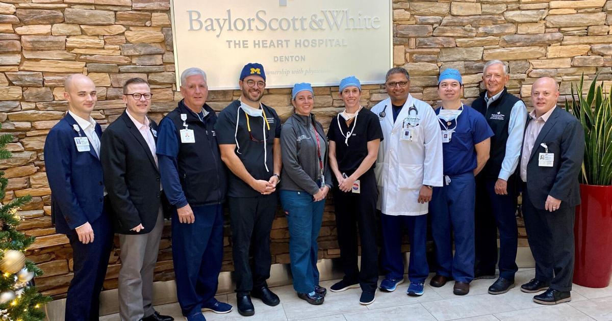 Residents of @DentonCountyTX & Wise counties now have the option for a minimally invasive heart procedure close to home called #TAVR at @bswhealth The Heart Hospital - Denton. @amb_balam with @DentonRC shared the story. bit.ly/3P5uvTr