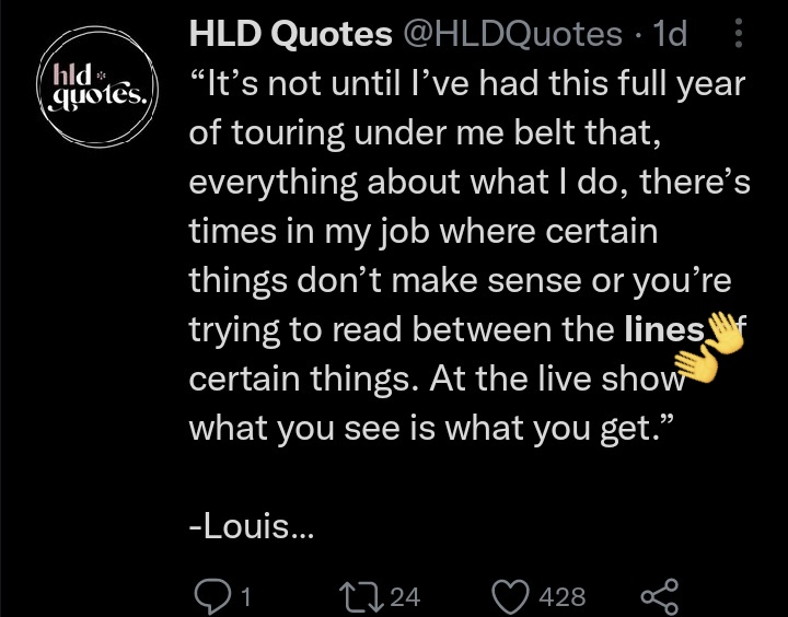 (3) Louis' statement in the Track by Track (part 2) mv aired on Dec 6, 2 days after the release of the Fifa pics, inviting us to read between the lines. Twice!