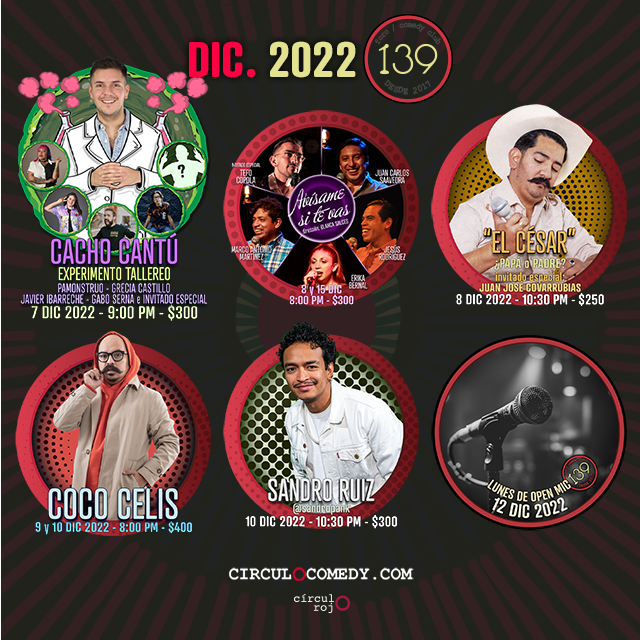 ciento39's tweet image. circulocomedy.com