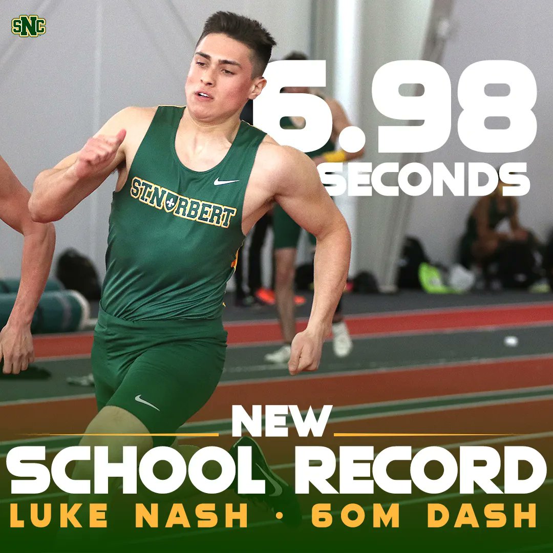 SNCCCTF's tweet photo. The 2023 season preview was 🔥

Congratulations to Luke Nash on his new school record in the 60m dash, and congrats to Marcus Mittelstadt on being named this week's NACC Track Student-Athlete of the Week. https://t.co/u2sIArx9Rq