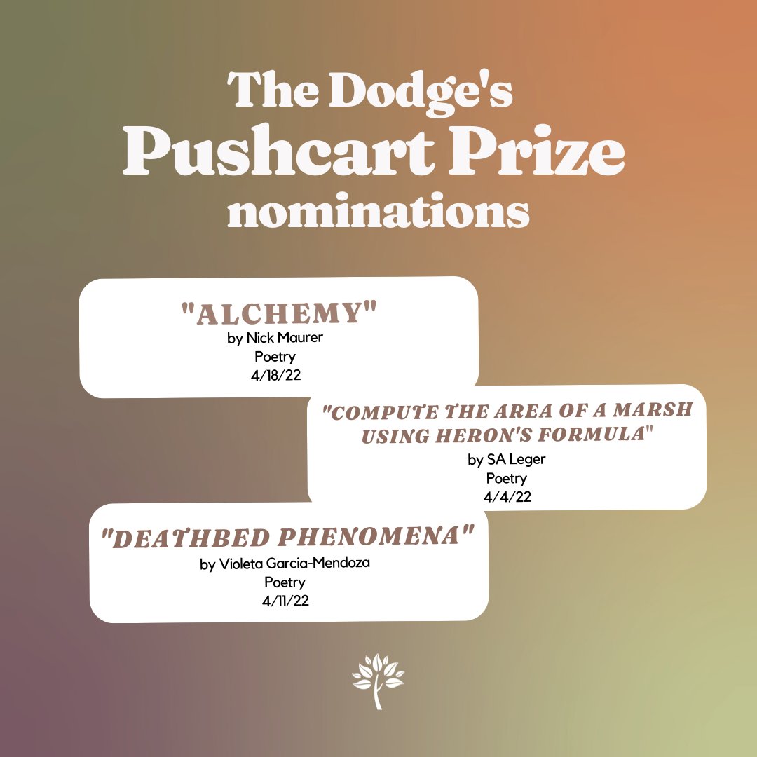 Congratulations to all our Pushcart Prize nominees!

<a href="/Sandeep92Sandhu/">Sandeep Sandhu</a> 
@brittneycm 
Carmen Taylor
@jnmaurer 
<a href="/SA_Leger/">S.A. Leger</a>
<a href="/VioletaGMpoet/">Violeta Garcia-Mendoza</a>