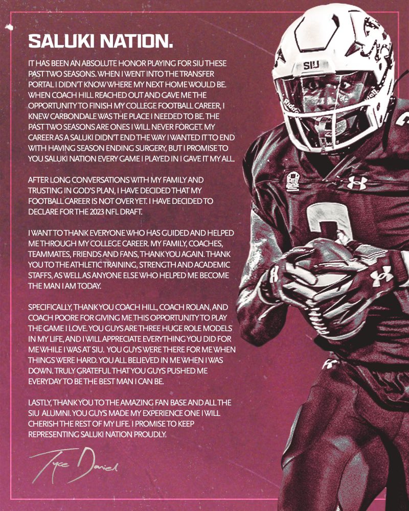 tycedaniel25's tweet photo. Thank You SIU🙏🏾 https://t.co/OAouUWV5yb