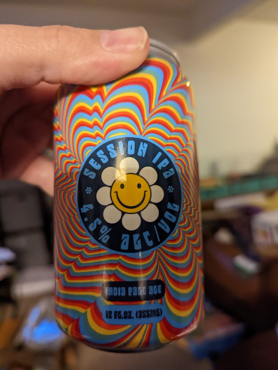 slithymatt's tweet photo. State of Brewing Advent, Dec 6: Session IPA. One of the better ones so far. Interesting hop profile at first gives way to a sharpness not expected for a saison, and with a low ABV even for this category. Not sure what I'd call it, other than a serviceable hop-forward ale. https://t.co/clBfQvIiLd