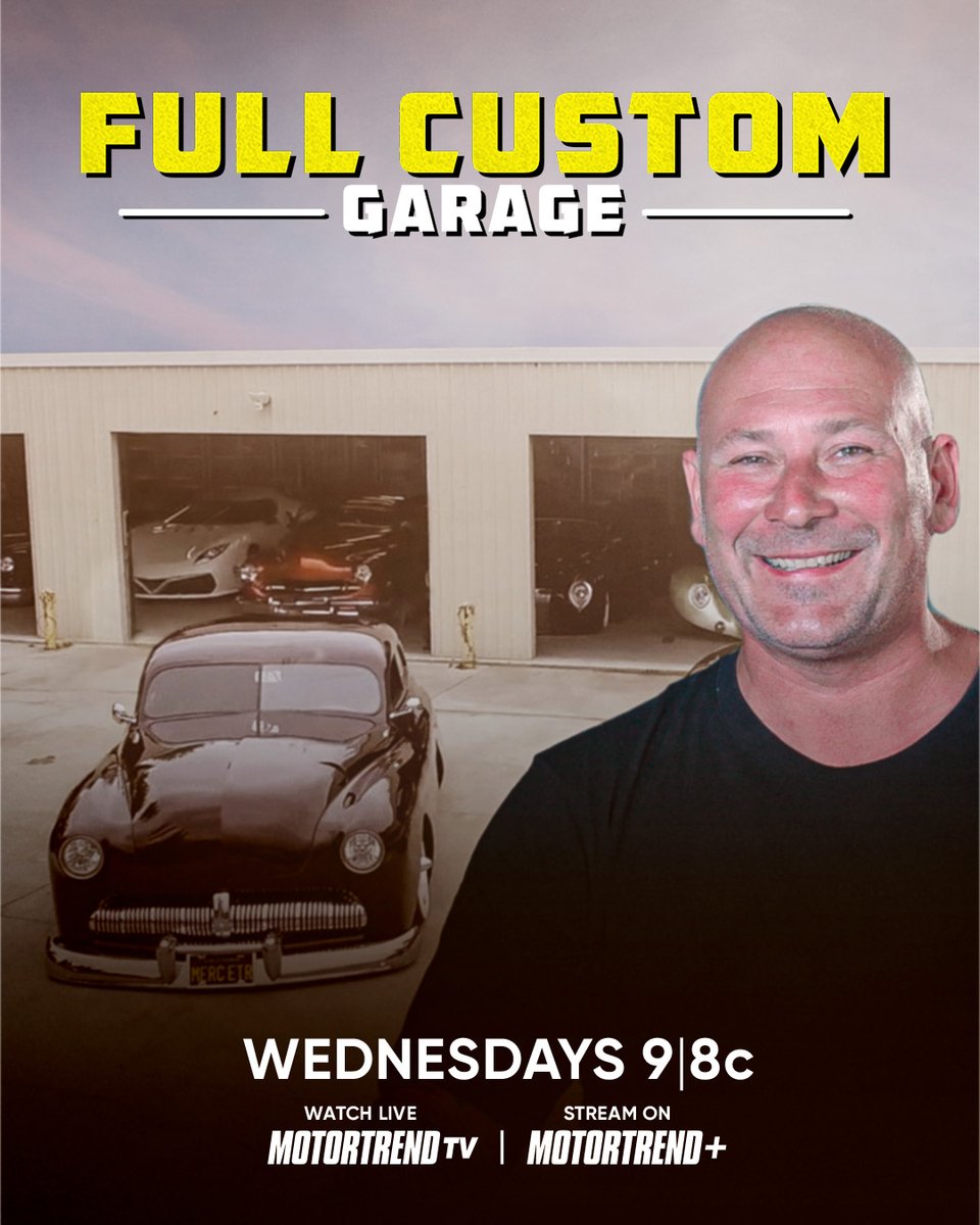 MotorTrendPlus's tweet photo. Ian's metal mastery is put to the test! Stream the Season Premiere of #FullCustomGarage NOW on MotorTrend+ ➡️ https://t.co/goOiNdnBxG https://t.co/dxRwjJhDfh