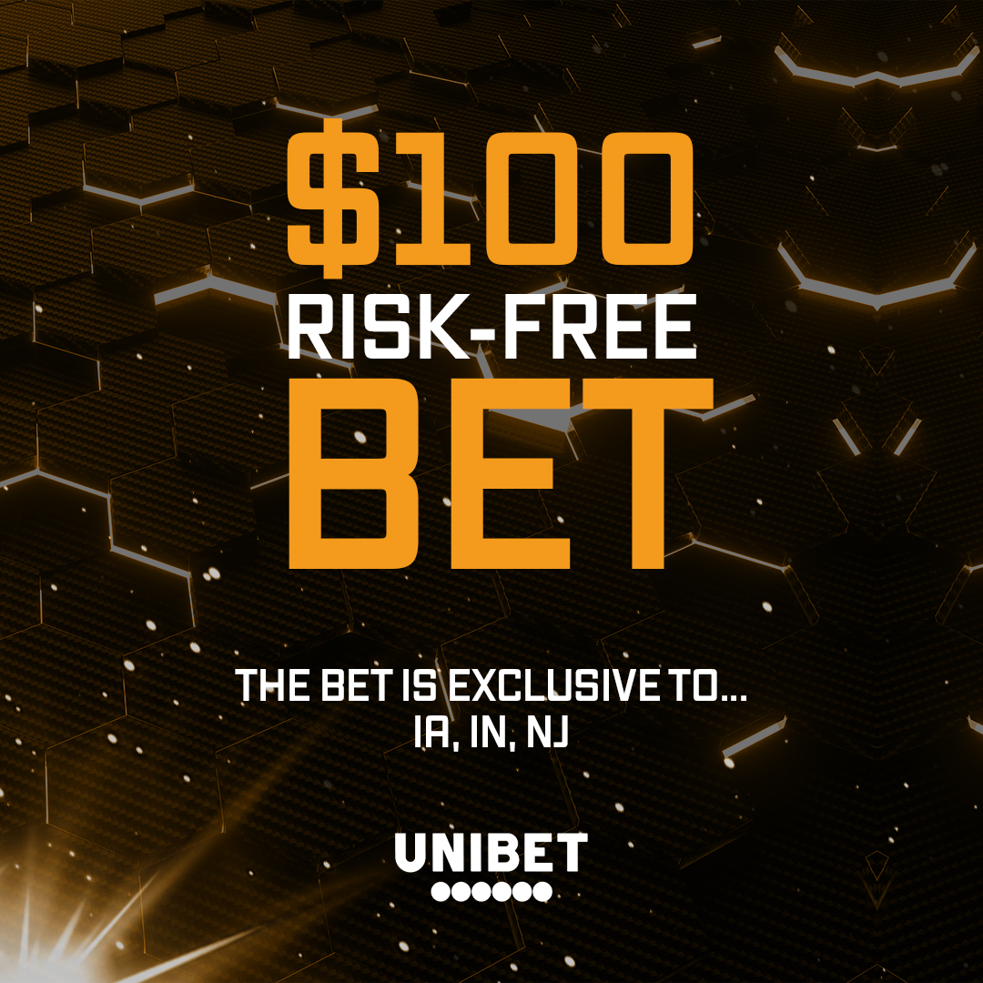 Sign up to <a href="/unibet/">Unibet</a> and claim your $100 risk-free bet 💸 Get yours here 👉bit.ly/3uu2KdK 
*Exclusive to IA, IN and NJ*
 #SportsBetting