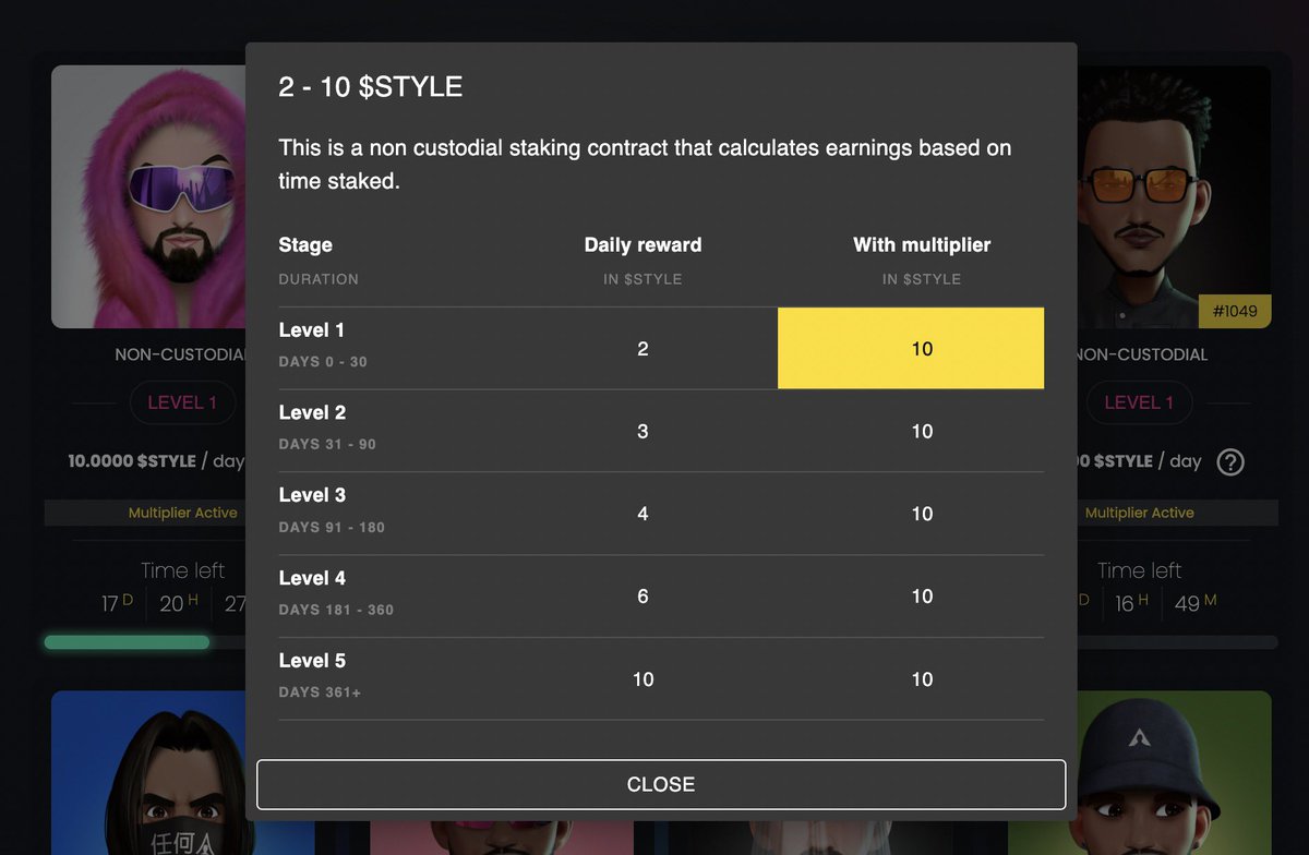 NEW FEATURE ALERT⚠️

Diamond Vaults is proud to announce we’ve added “Maturity” to staking on our platform!

Projects can now reward Diamond Handed holders by paying out more rewards based on the length of time an NFT has been staked

More details below 👇🏼