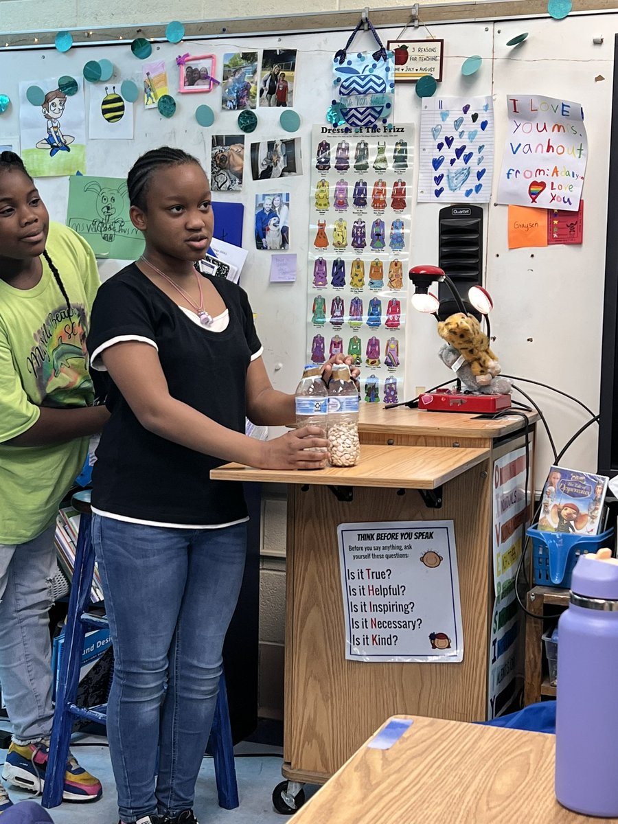 mrs_vanhout's tweet image. Mrs. Van Hout’s 5th graders apply their knowledge of sound by create their own musical instruments out of recycled materials! #scienceisfun #barronvillage #HCSscience #teaching5th