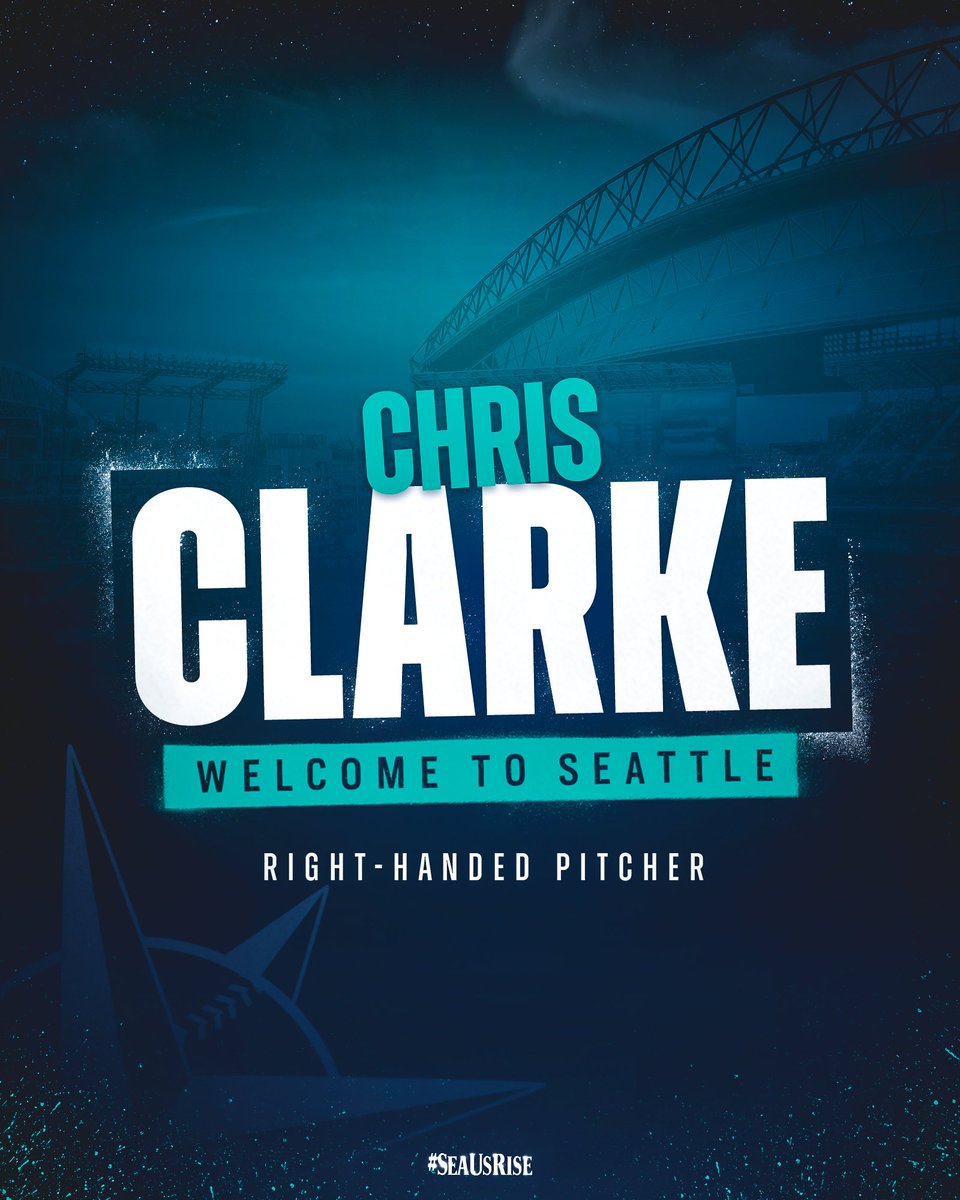 We’ve selected RHP Chris Clarke from the Cubs organization in the first round of the 2022 Rule 5 Draft. #SeaUsRise