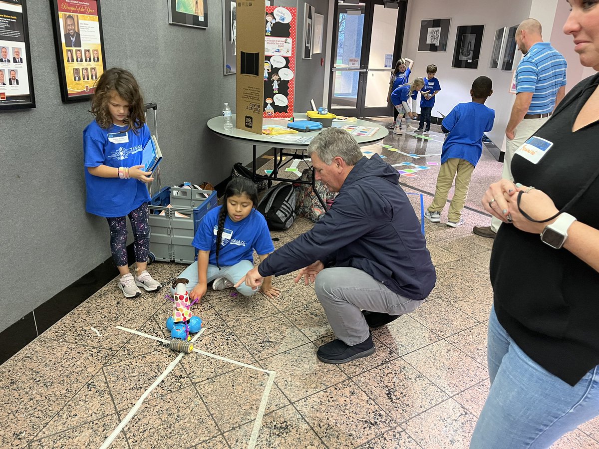 MCPS Media/STEAM program was invited to attend the NC Department of Public Instruction Computer Science Expo-Hour of Code event in Raleigh. A team of 3rd graders demonstrated how to code with Dash and 1st graders coding with our Indi robot. They made us so proud!! 
<a href="/CarteretK12/">Carteret County Public School System</a>