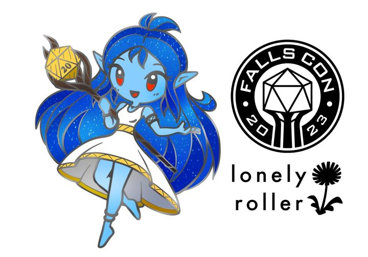 FallsCon's tweet photo. SO excited to have Fallsenia brought to life in an enamel pin! She's going to be included in all VIP goodie bags as well as at our partner Lonely Roller 's booth! We still have a few VIP badges available, pick up yours today!
https://t.co/jygk0akejy
#fallscon #gamingconvention https://t.co/iM5DsLxMTu