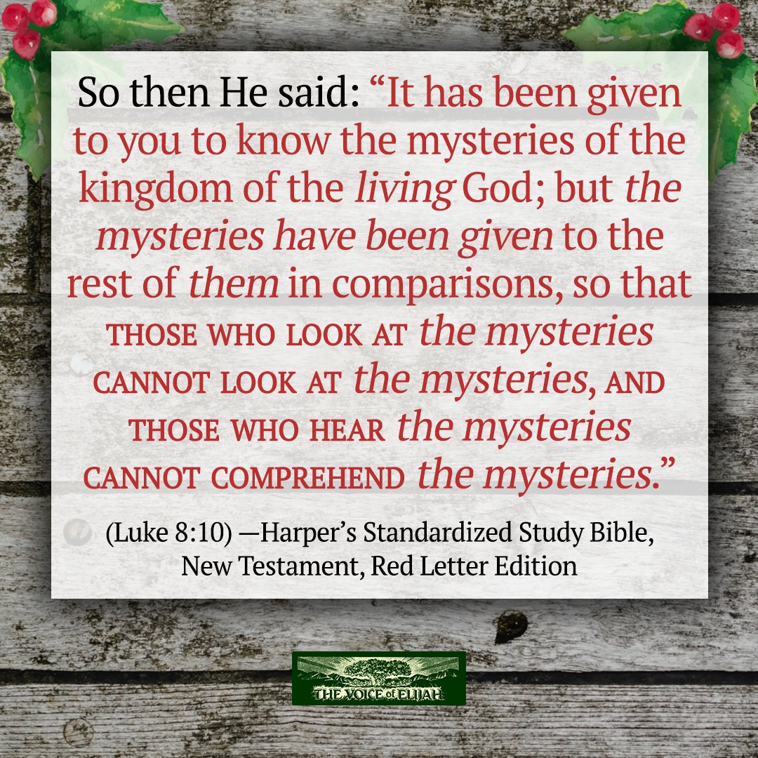 voiceofelijah's tweet photo. https://t.co/mf8ZRhzVDi
#BookOfLuke #Luke7v50 #Luke8v10 #TheVoiceOfElijah #RestoringTheTruth https://t.co/BNiUY9srAF