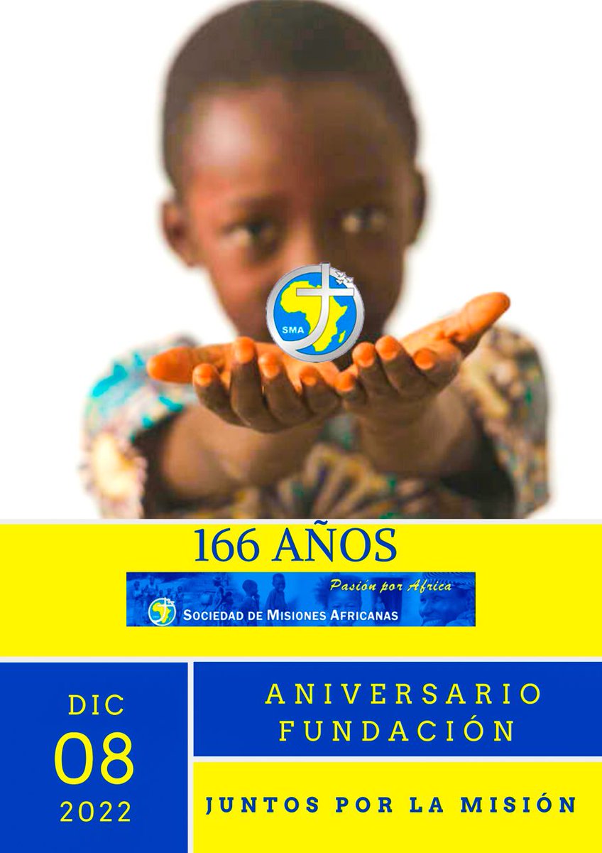 marcosdelgado's tweet photo. La Sociedad de Misiones Africanas fue fundada por Marion de Brésillac el 8 de diciembre de 1856. 
Bajo el manto protector de la  Virgen María, hoy celebramos el 166° año de nuestra familia misionera.
El sábado lo celebraremos en la Parroquia de San Francisco de Paula a las 12h. https://t.co/tBaMvCDuod