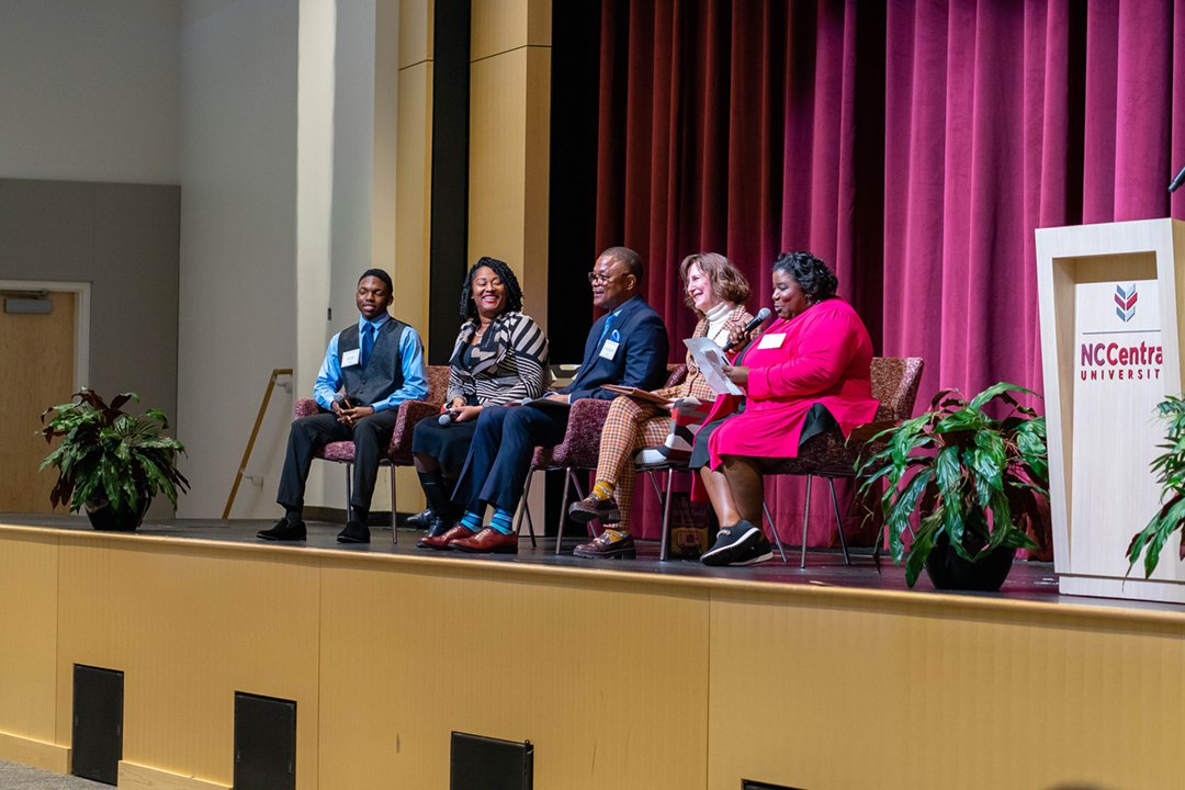 DurhamPublicSch's tweet photo. CTE students were invited to showcase their work at the annual meeting of the NCBCE (North Carolina Business Council on Education), the Governorβs non-profit on education, at NCCU today. #DPSCTE #RepresentingDPS https://t.co/NyVBmXBaOW