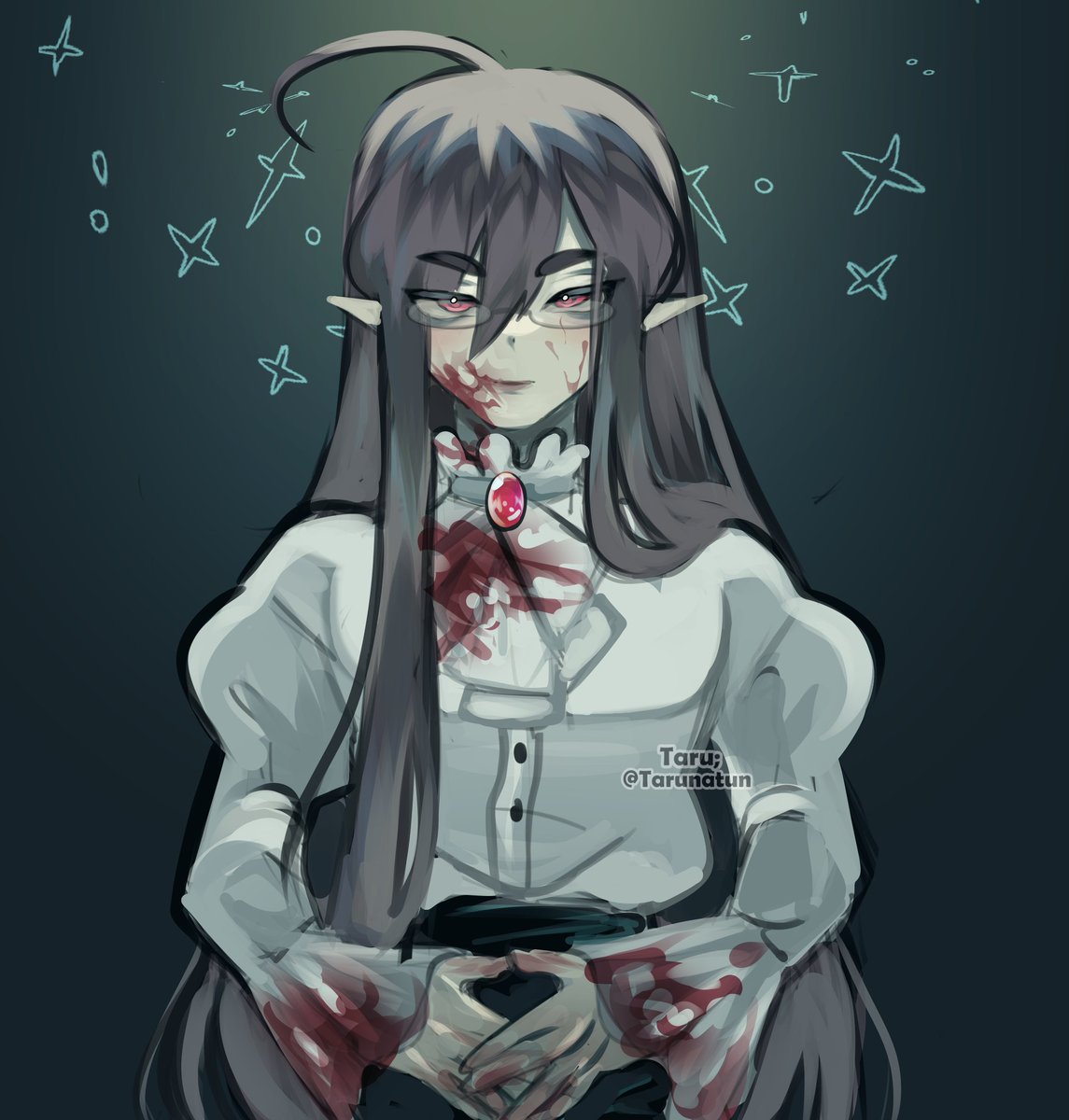 tarunatun's tweet photo. ✨🩸 #vampire #art #gorecore #goreart #artistsontwitter https://t.co/XpNVG17lec