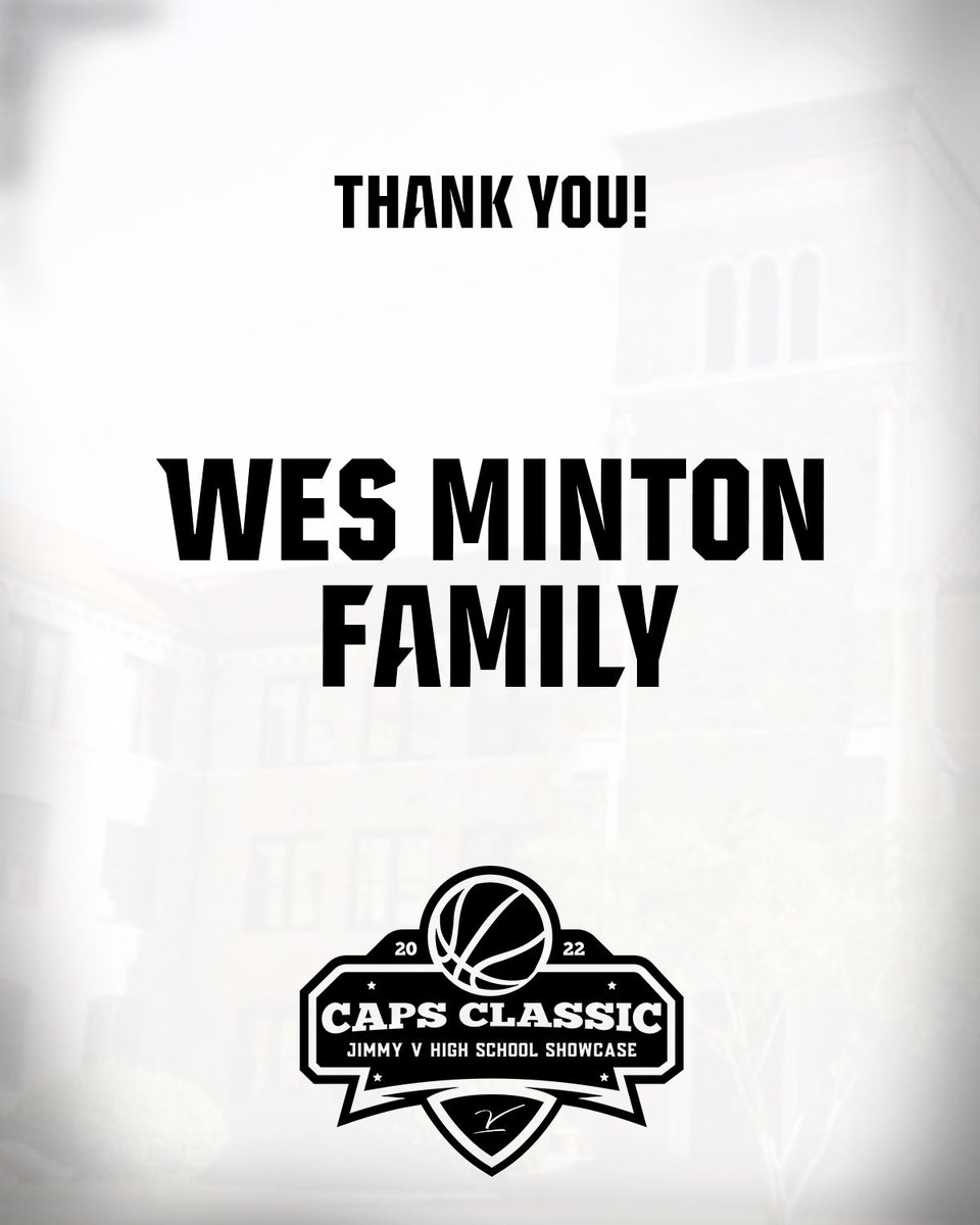 jimmyvshowcase's tweet photo. Thank you to our sponsor The Wes Minton Family for their support in this event
Tickets available now! Click the link in our bio
#capsclassic | #jimmyvshowcase https://t.co/zXx9kBEurU