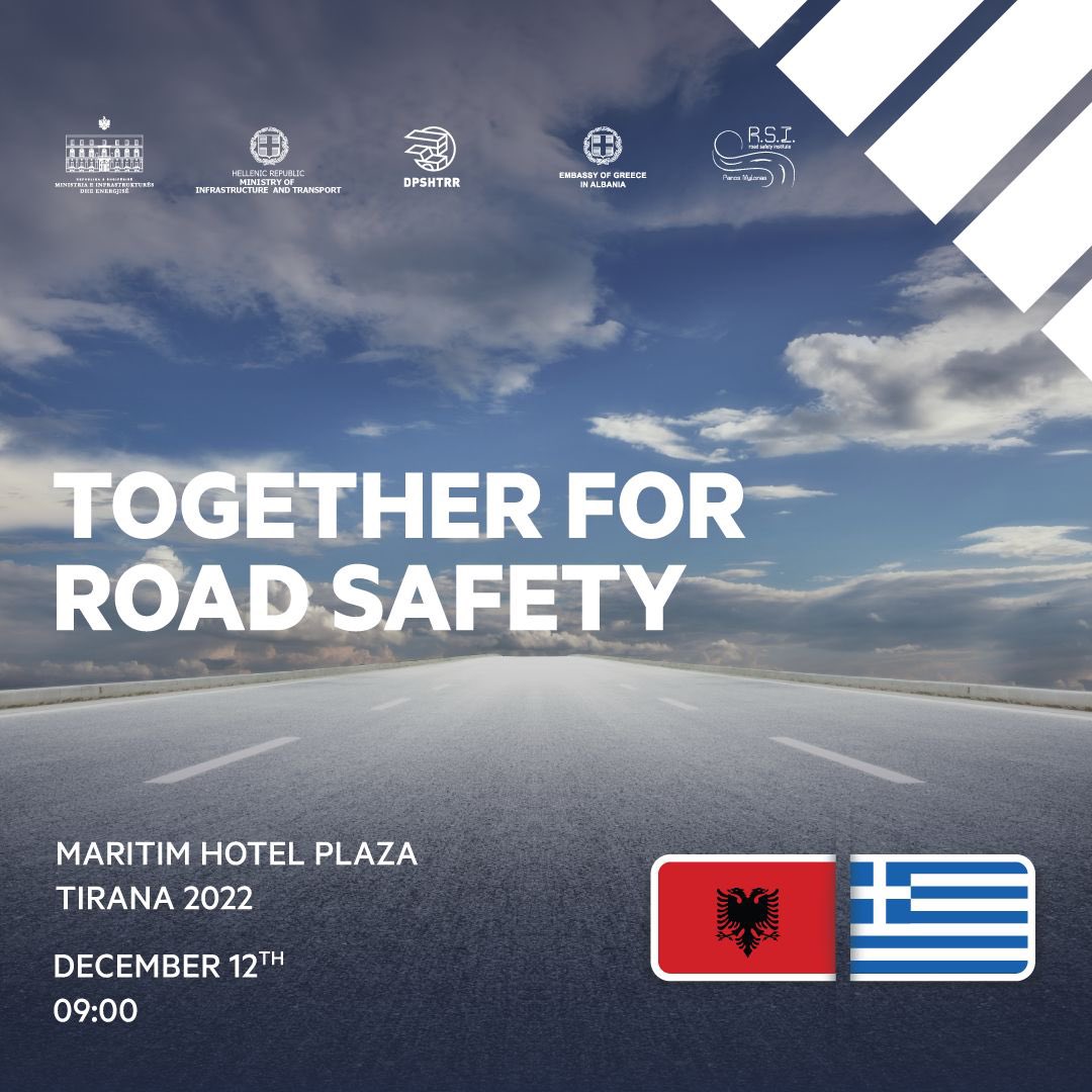 😇 DPSHTRR organizon për herë të parë Takimin shqiptaro-grek “Së bashku për Sigurinë Rrugore”🚦🚸 në bashkëpunim me Ambasadën e Greqisë në Shqipëri, me të ftuar specialë përfaqësues të lartë nga institucionet greke të transportit dhe sigurisë rrugore! 🇬🇷🤝🇦🇱
#TogetherForSafety 🇪🇺