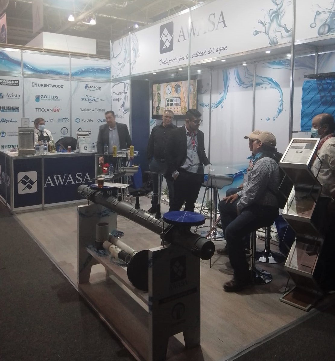 AWASA_GDL's tweet photo. AWASA presente en la Expo ANEAS Irapuato 2022. Segundo día del Evento. Contamos con nuestros consultores de ventas y con el apoyo del personal de las marcas que representamos, para brindarles una asesoría personalizada a las personas que nos visitan. ¡Te Esperamos! https://t.co/h0gx4Z2sb9