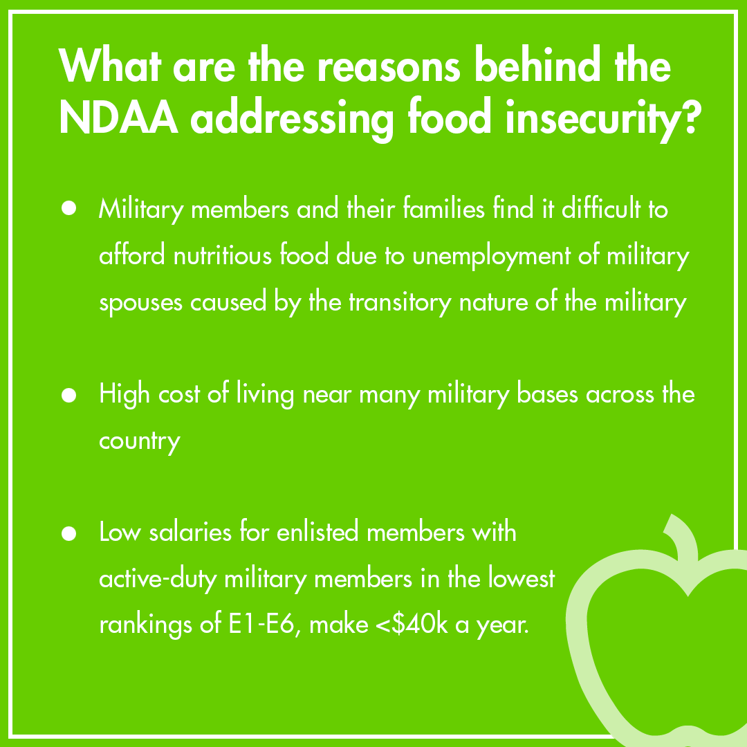 HoustonFoodBank's tweet photo. Our troops should not face food insecurity. We ask #Congress to support an increase in the #BasicNeedsAllowance income limits in the National Defense Authorization Act #NDAA #ChangeForBetterLives https://t.co/Na7PlhDi8P