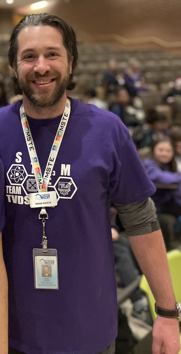 Meet Brian who has provided #STEM support for all sessions during #CSEdWeek2022. Thank you for troubleshooting &amp; supporting teachers, students, &amp; our presenters.