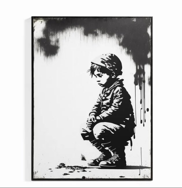 Artgallery561's tweet photo. @notBanksynft THANK YOU! Art should comfort the disturbed and disturb the comfortable

#notBanksy #NFTs #NFTCommunity #NFTCollections #NFTGiveaways #NFTarts #NFTCollection #NFTshill #NFTGiveaway https://t.co/YIU16O1bv1