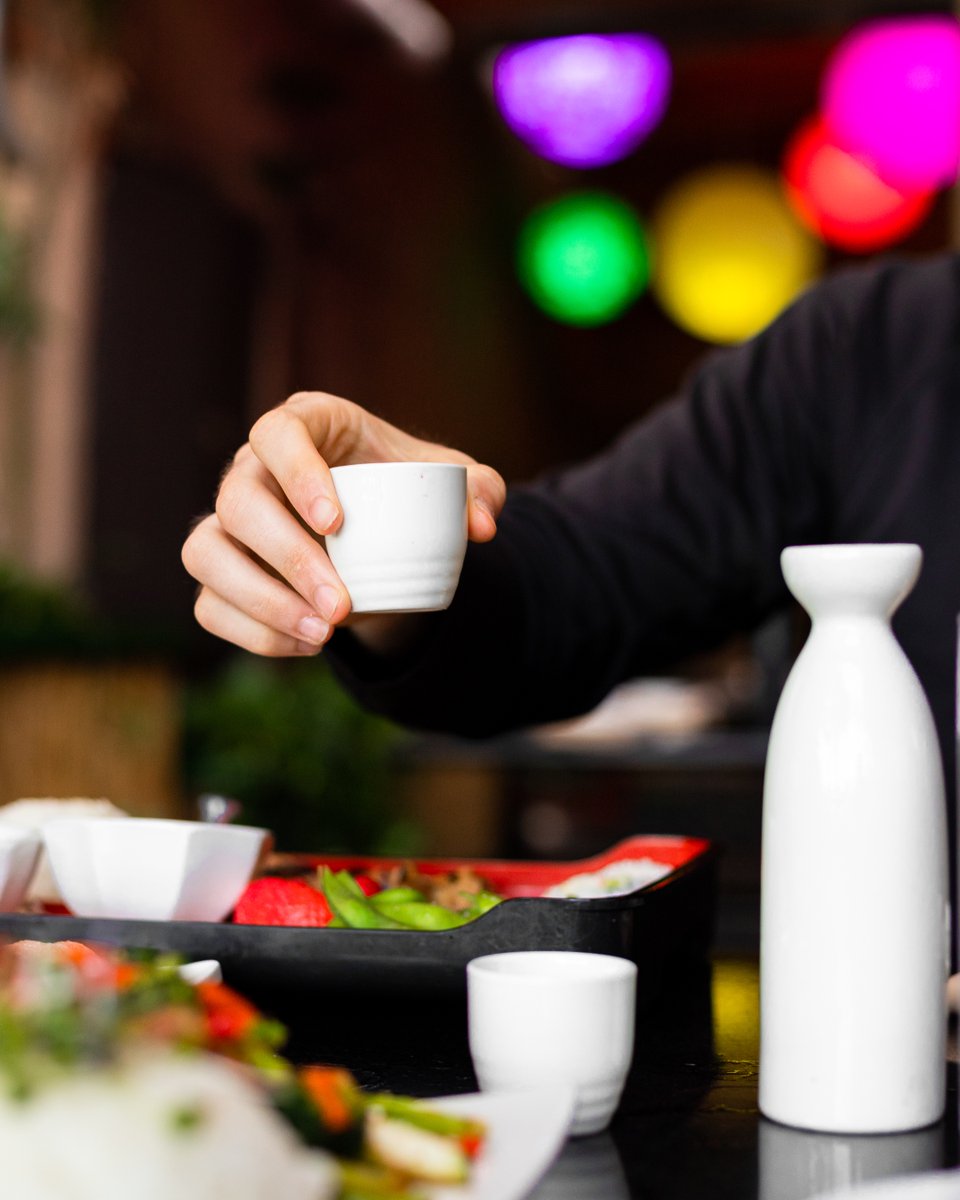 There's nothing like a little hot sake to celebrate being halfway through the work week!
