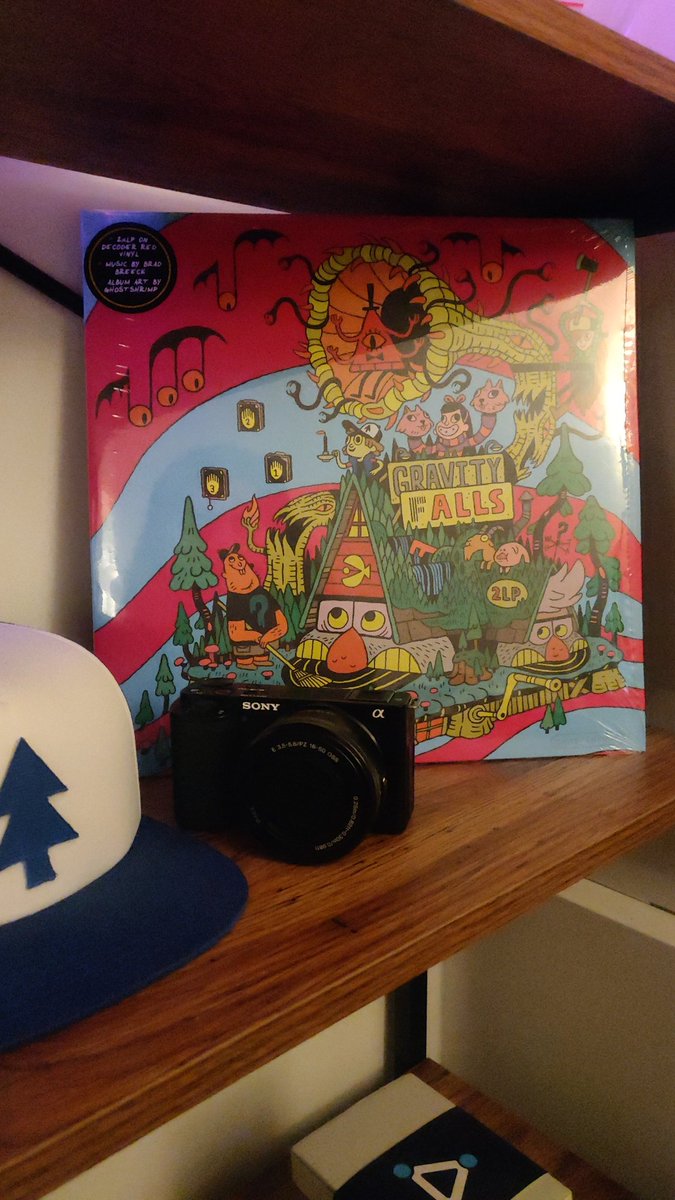 I got my first ever vinyl in the mail today. I ordered it 2 years ago, and finally got this #GravityFalls goodness.
Any recommendations for a vinyl player?