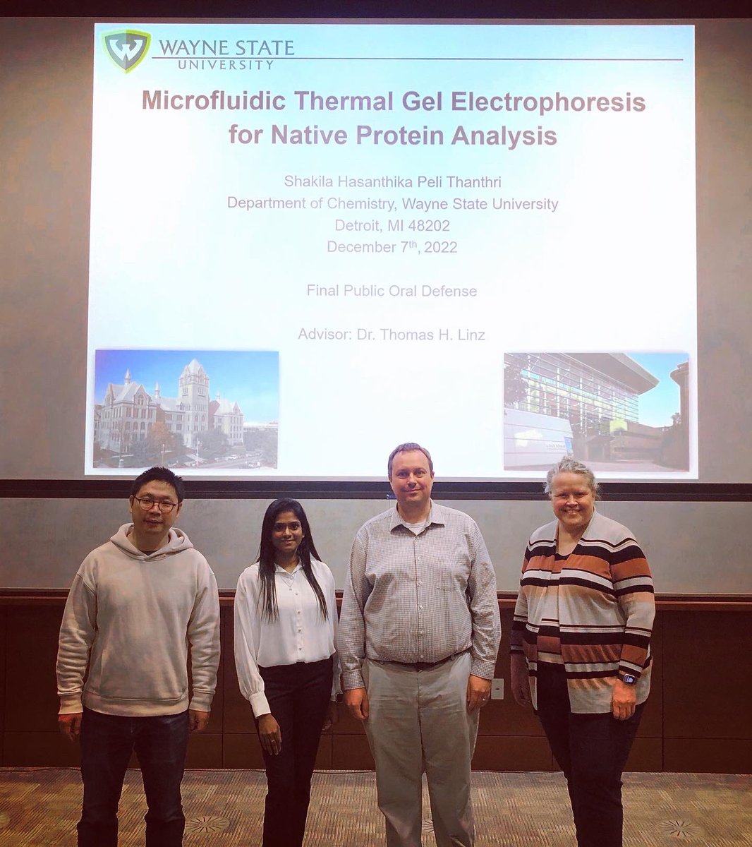 waynestatechem (@waynestatechem) on Twitter photo Congratulations to Dr. Shakila H. Peli Thanthri! Shakila defended today at #WSUchemistry. She completed her work under advisor, Tom Linz, and was an active member of <a href="/WSU_NOBCCHE/">WSUNOBCChE</a>, <a href="/ECS_Detroit/">ECS Detroit Student Chapter</a>, and a singer with the <a href="/waynekiawaaz/">Wayne Ki Awaaz</a> a cappella group. #WomenInSTEM #phddone Congratulations to Dr. Shakila H. Peli Thanthri! Shakila defended today at #WSUchemistry. She completed her work under advisor, Tom Linz, and was an active member of <a href="/WSU_NOBCCHE/">WSUNOBCChE</a>, <a href="/ECS_Detroit/">ECS Detroit Student Chapter</a>, and a singer with the <a href="/waynekiawaaz/">Wayne Ki Awaaz</a> a cappella group. #WomenInSTEM #phddone