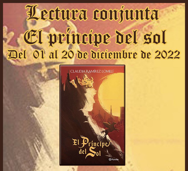 Braulio_SolHer's tweet photo. Ya te uniste a la LC de la trilogía Las crónicas de Fenrai? 

Estamos con El príncipe del sol ☀️ 

#ElPrincipeDelSol #LaCorteLC 

@PlanetaLibrosMx @planetajovenmx @g_vanille @Pao_ramav @Nashee_Meow https://t.co/4zSaCOm5v0