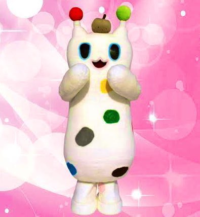 「Unashi, a colorful cow standing on two l」|Mondo Mascotsのイラスト